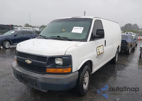 2009 Chevrolet Express 2500 Work Van from USA, damaged, VIN 1GCGG25CX91156286